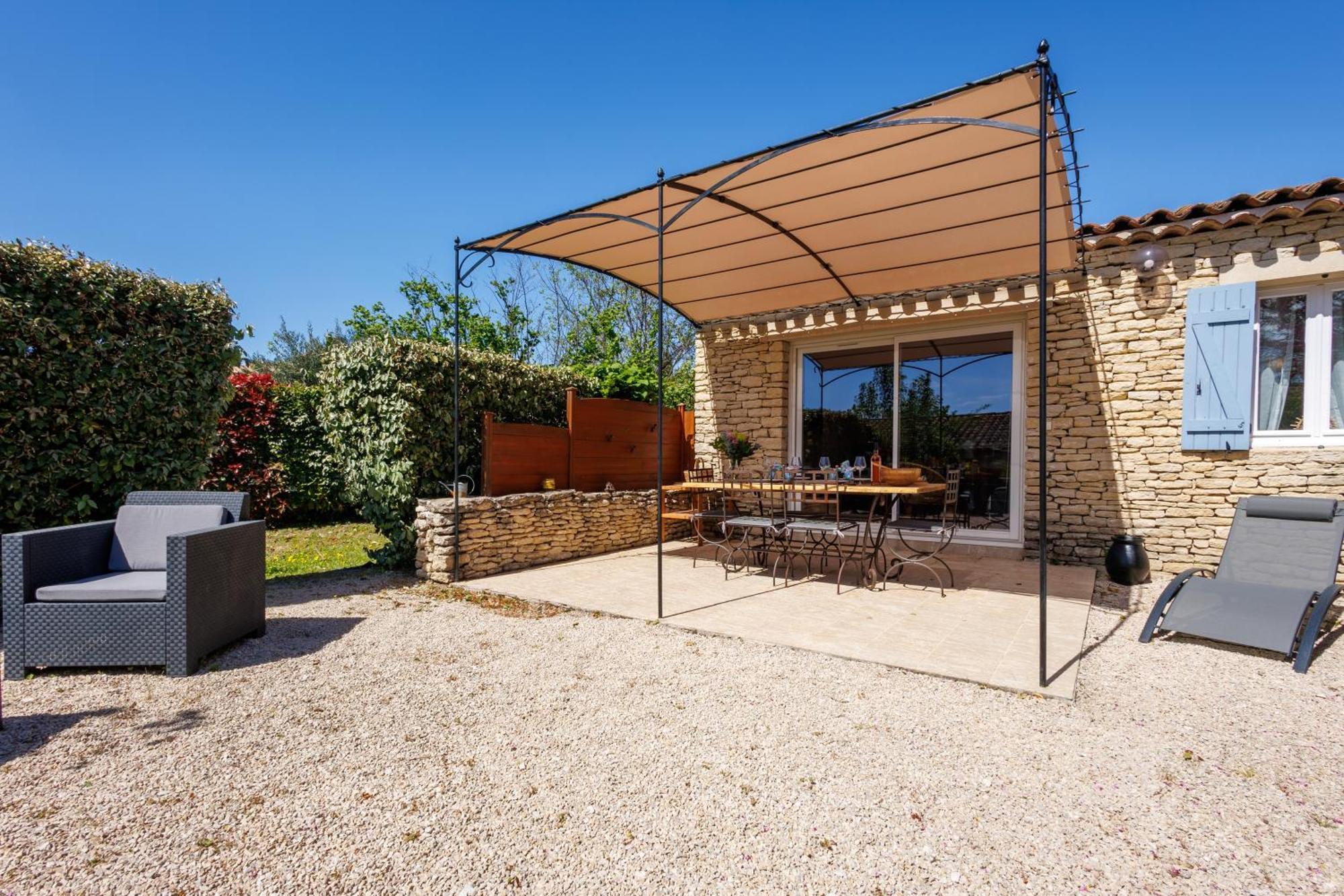 Lou Karo - Piscine Partagee - Parking Prive Gordes Exterior foto