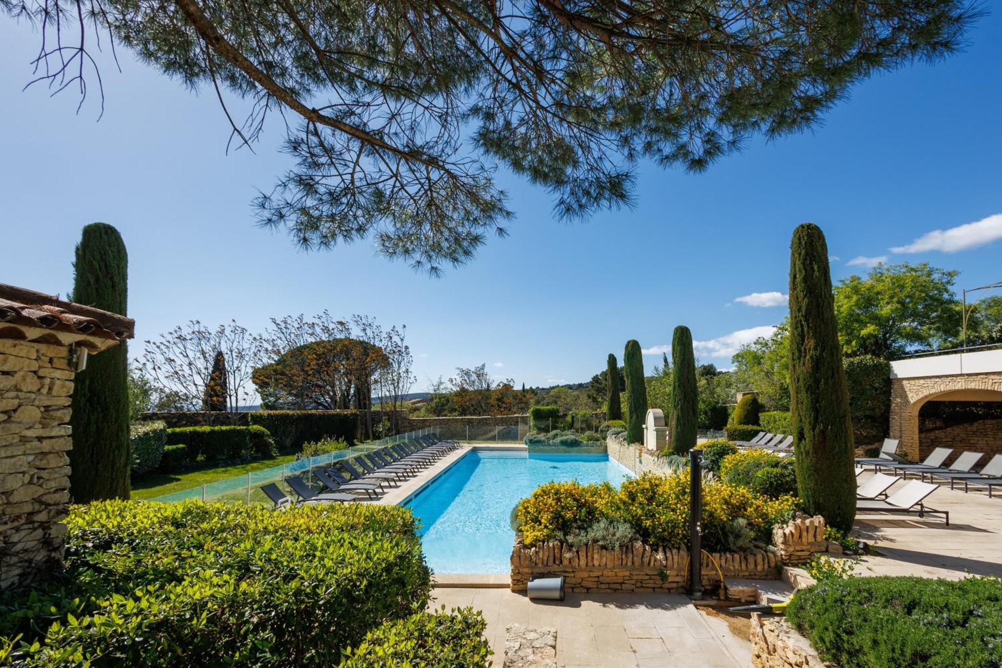 Lou Karo - Piscine Partagee - Parking Prive Gordes Exterior foto